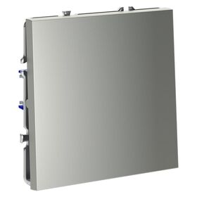 Проходной переключатель одноклавишный S70 (сталь) / Voltum VLS010305