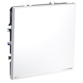 Проходной переключатель одноклавишный с подсветкой S70 (белый матовый) / Voltum VLS010402