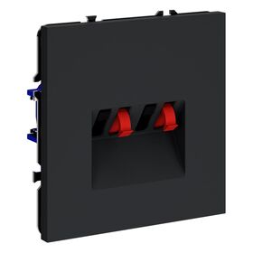 Розетка акустическая 4-местная S70 (графит) / Voltum VLS060307