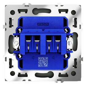 Розетка акустическая 4-местная S70 (графит) / Voltum VLS060307