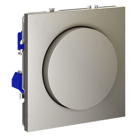 Светорегулятор поворотно-нажимной 600 Вт S70 (шелк) / Voltum VLS070304