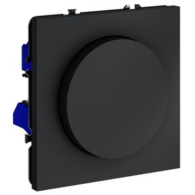 Светорегулятор поворотно-нажимной 600 Вт S70 (графит) / Voltum VLS070307