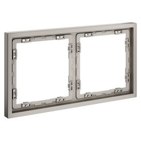 Рамка пластиковая на 2 поста S70 (кашемир) / Voltum VLS100203