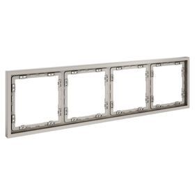 Рамка пластиковая на 4 поста S70 (кашемир) / Voltum VLS100403