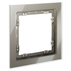 Рамка стеклянная на 1 пост S70 (шелк, стекло) / Voltum VLS110104