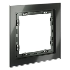 Рамка стеклянная на 1 пост S70 (титан, стекло) / Voltum VLS110106