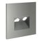 Накладка для розетки TV+RJ45 кат. 6 S70 (сталь) / Voltum VLS002705
