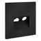 Накладка для розетки TV+RJ45 кат. 6 S70 (графит) / Voltum VLS002707