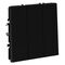 Выключатель трехклавишный S70 (черный матовый) / Voltum VLS030108