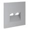 Накладка для розетки компьютерной двойной RJ45+RJ45 кат.6 S70 (серый) / Voltum VLS001416