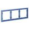 Рамка пластиковая на 3 поста S70 (деним) / Voltum VLS100315
