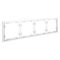 Рамка пластиковая на 4 поста S70 (белый матовый) / Voltum VLS100402