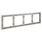 Рамка пластиковая на 4 поста S70 (кашемир) / Voltum VLS100403