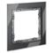 Рамка стеклянная на 1 пост S70 (графит, стекло) / Voltum VLS110107