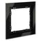 Рамка стеклянная на 1 пост S70 (черный,стекло) / Voltum VLS110108