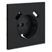 Накладка для розетки с заземлением и защитными шторками, с USB A+A S70 (графит) / Voltum VLS000907