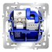 Механизм розетки TV+RJ45 кат. 6, S70 / Voltum VLS0607M