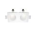 Встраиваемый светильник Gyps Modern GU10 2x10Вт / Maytoni DL002-WW-02-W