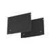 Заглушка декоративная черная - 2шт.+ 8 саморезов для профиля ALM-11681-PL-B-2M / Maytoni ALM013EC-PL-B
