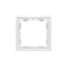 Рамка пластиковая на 1 пост S70 (белый матовый) / Voltum VLS100102