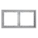 Рамка пластиковая на 2 поста S70 (серый) / Voltum VLS100216