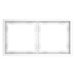 Рамка пластиковая на 2 поста S70 (белый матовый) / Voltum VLS100202