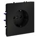 Розетка с заземлением S70 (черный матовый) / Voltum VLS040108